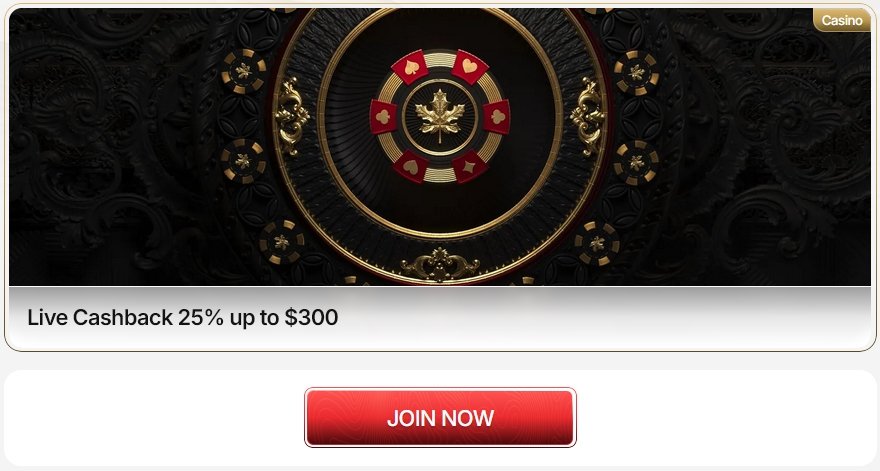 tooniebet-live-casino-cashback